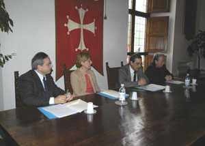 Un momento della conferenza stampa